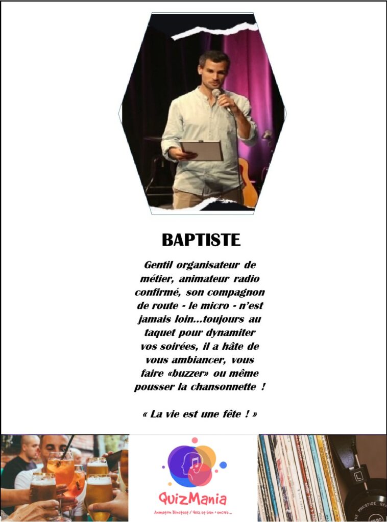 Baptiste Marchand animateur