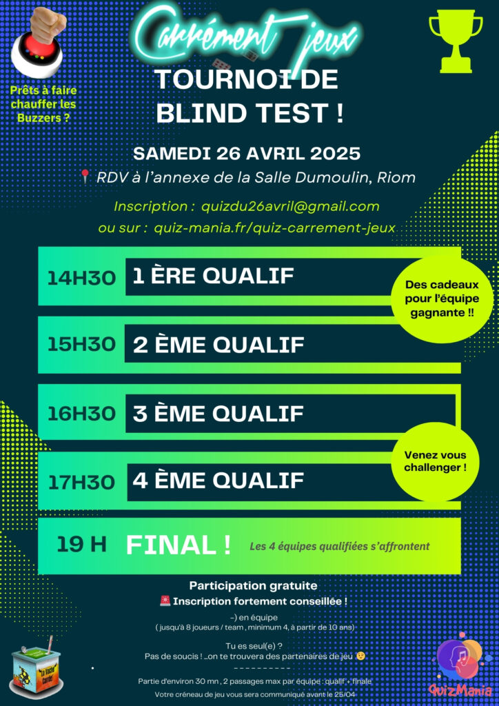 quiz carrément jeux riom